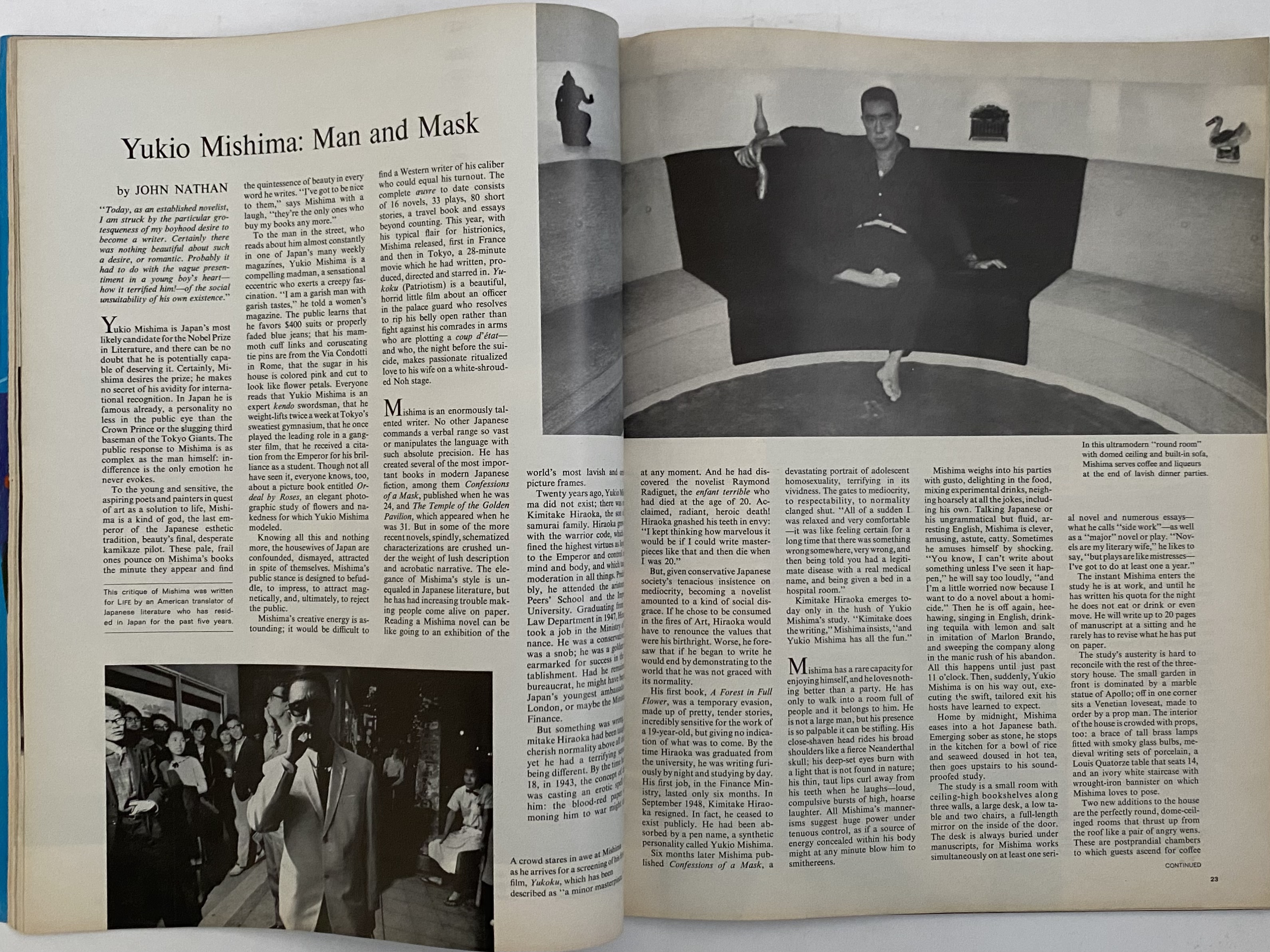 LIFE ASIA EDITION 昭和41年9月19日 （三島由紀夫旧蔵） | 三茶書房